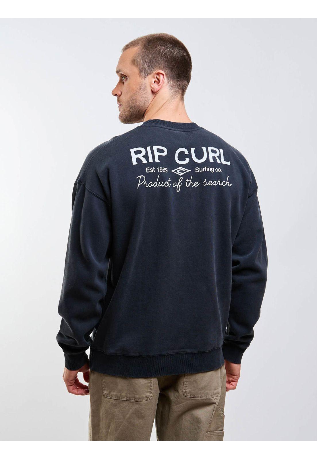 Poleron CR Kraken Negro Hombre Rip Curl-1