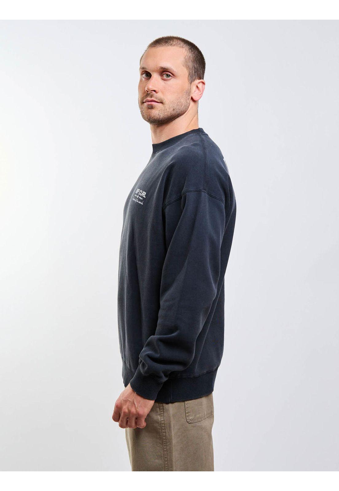 Poleron CR Kraken Negro Hombre Rip Curl-2