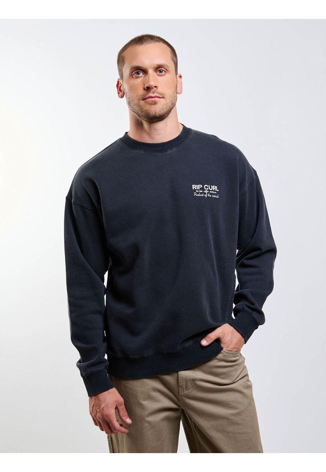 Poleron CR Kraken Negro Hombre Rip Curl-4