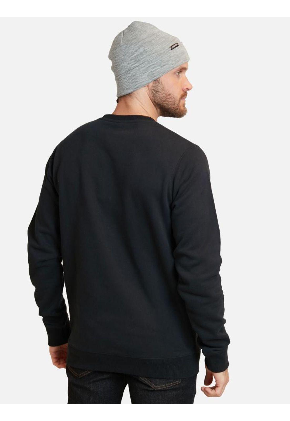 Poleron logo Crew neck Negro Hombre Rip Curl-1