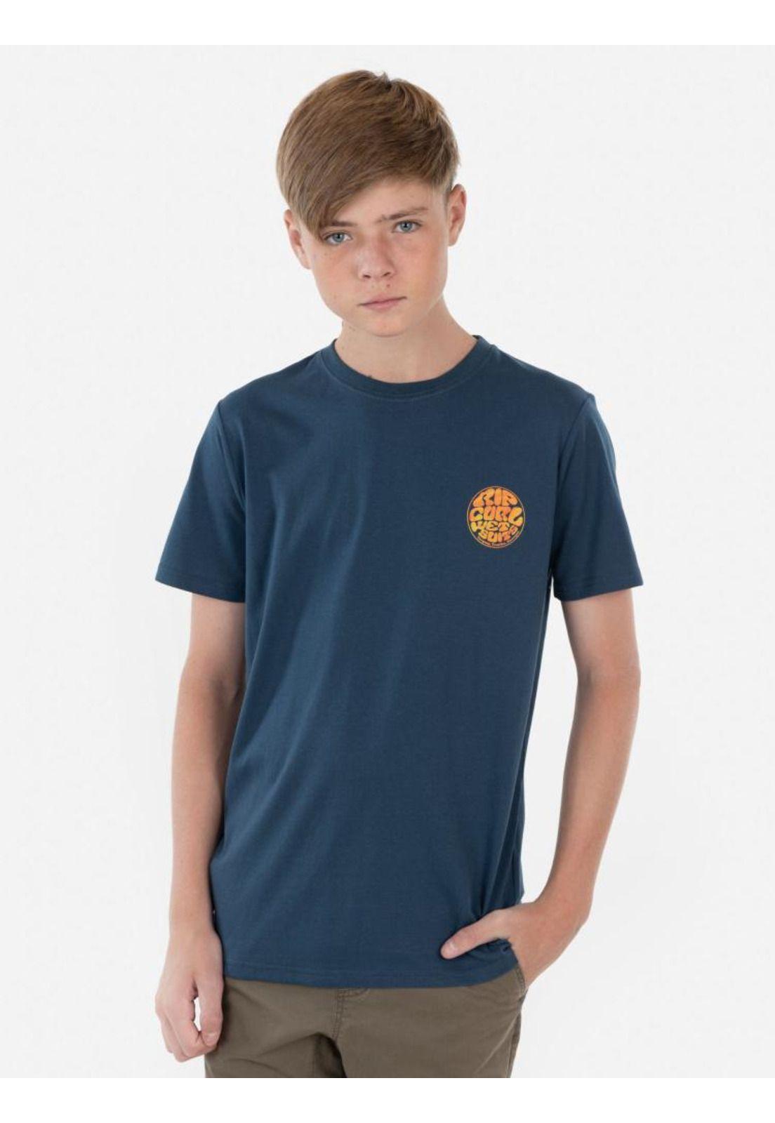 Polera WETSUIT DIE TEE Juvenil Marino Rip Curl-0