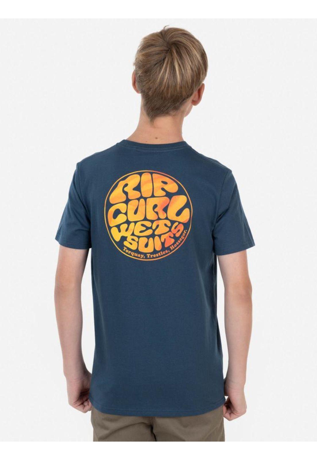 Polera WETSUIT DIE TEE Juvenil Marino Rip Curl-1