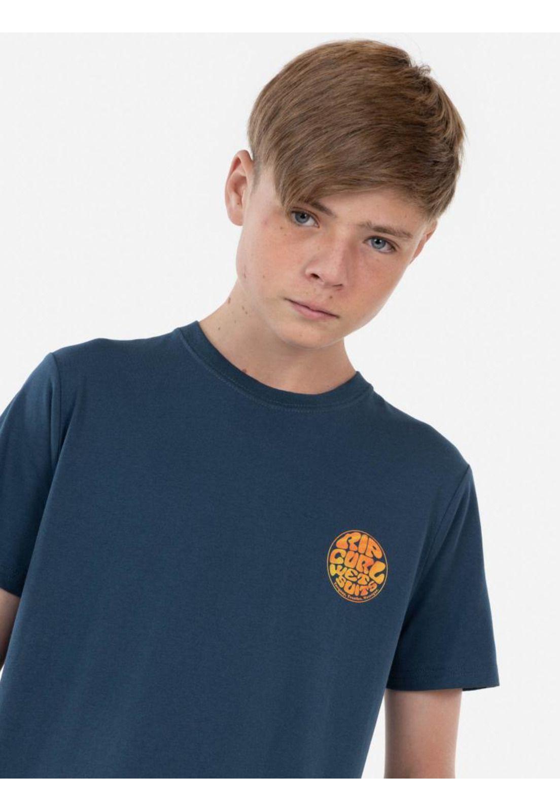 Polera WETSUIT DIE TEE Juvenil Marino Rip Curl-3