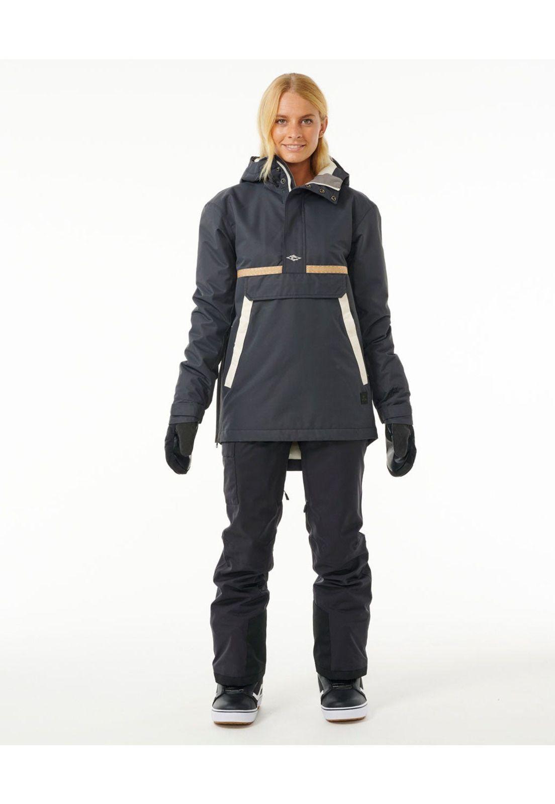 Parka Snow Anti Series Anorak 10K 10K Negro Mujer Rip Curl-5