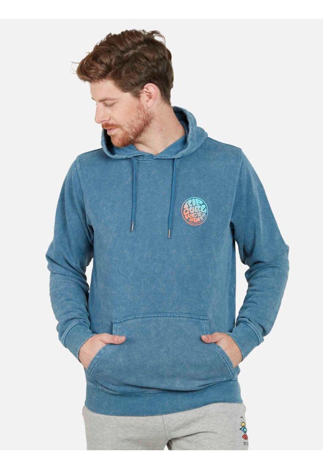 Poleron ACID WETSUIT HOODIE Hombre Azul Rip Curl-0