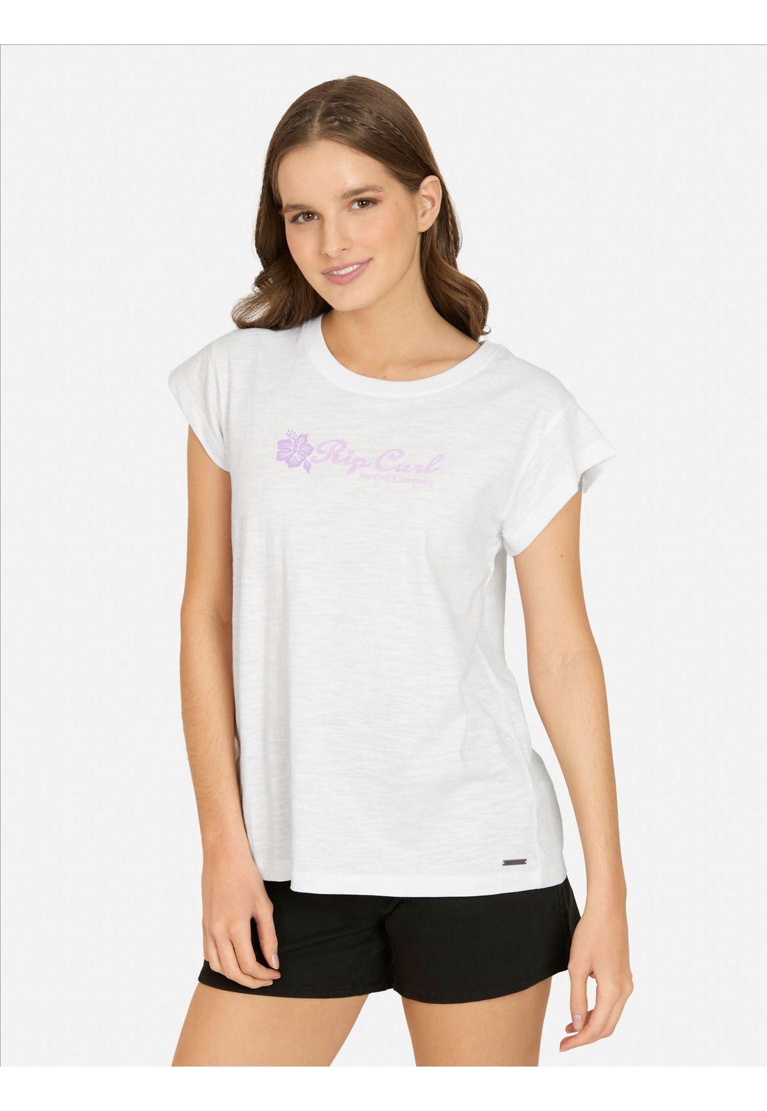 Polera MC Rockcrest Blanco Mujer Rip Curl-0