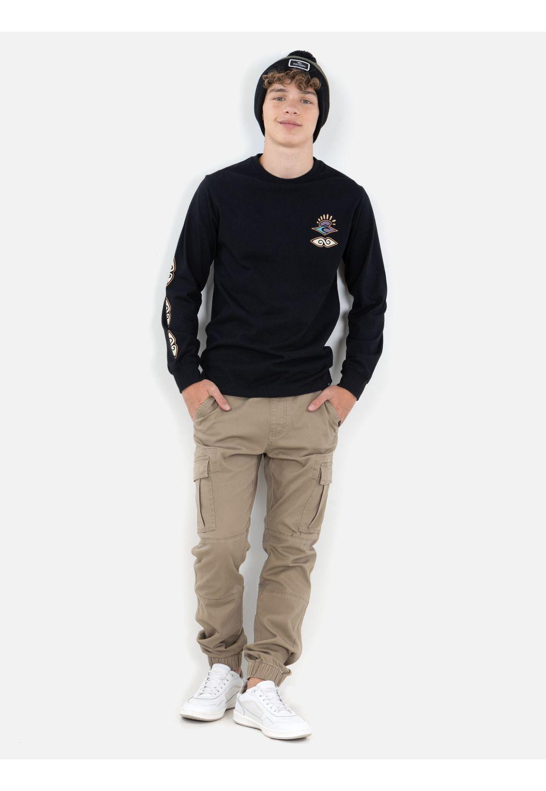 Pantalon Jogger Flow Beige Hombre Rip Curl-3