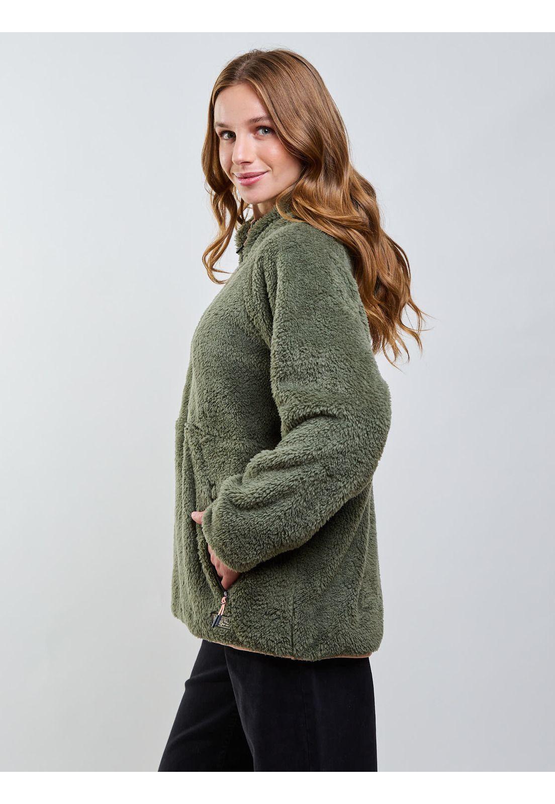 Poleron Chiporro Free Verde Mujer Rip Curl-2