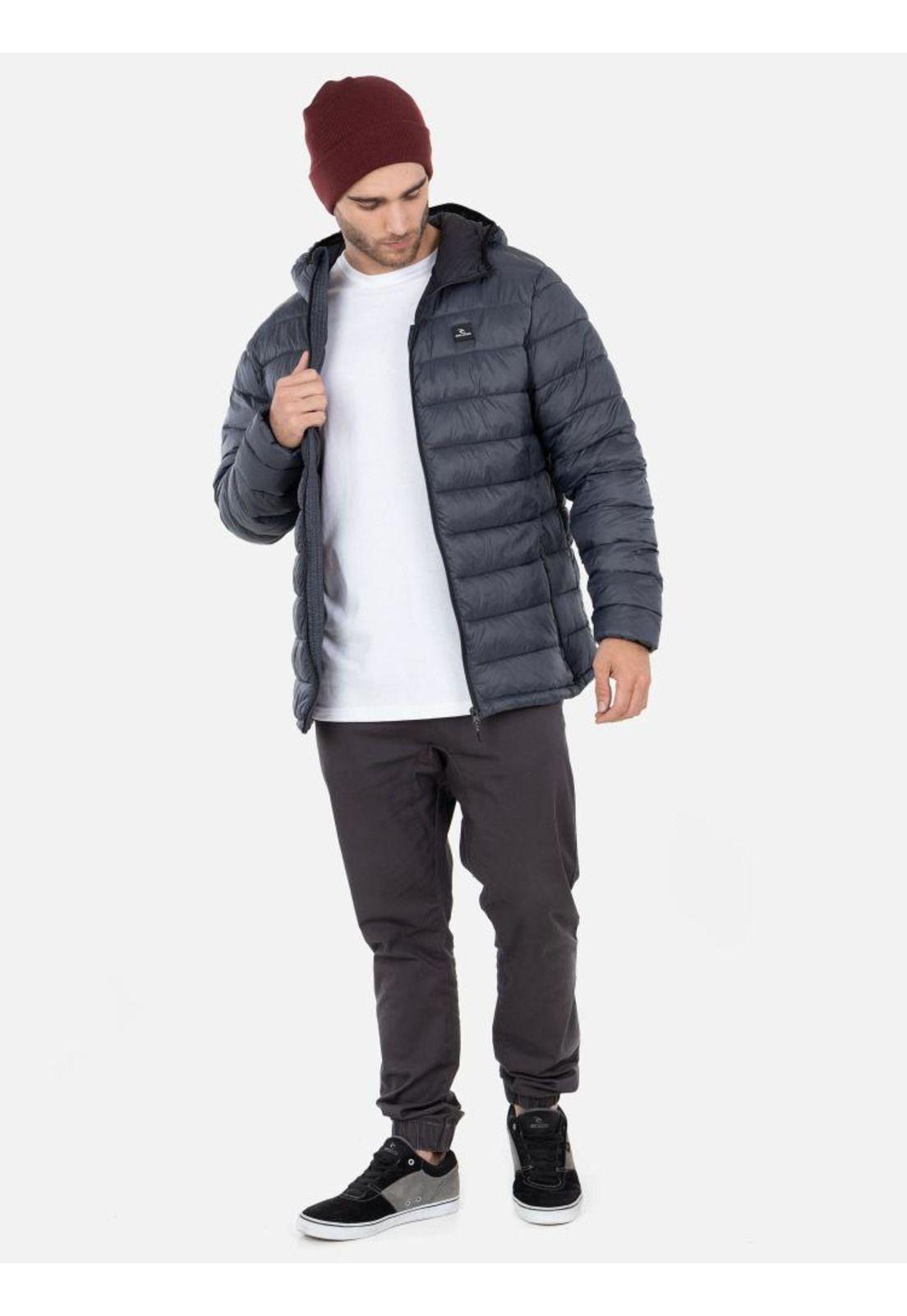Parka Hoddie Puffa Hombre Gris Rip Curl-3
