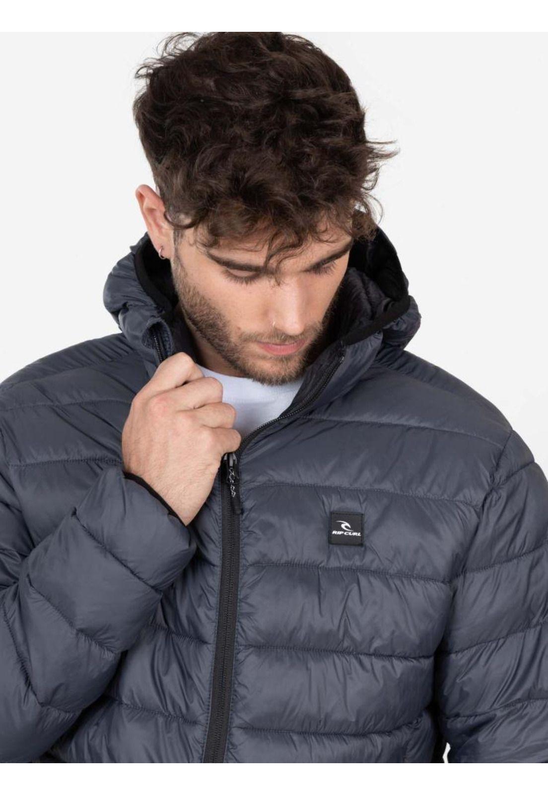 Parka Hoddie Puffa Hombre Gris Rip Curl-4