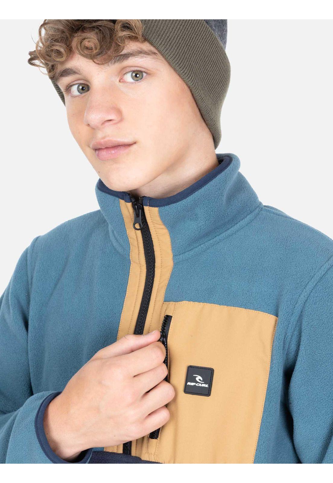 Poleron Micropolar Mareva Azul Infantil Rip Curl-2
