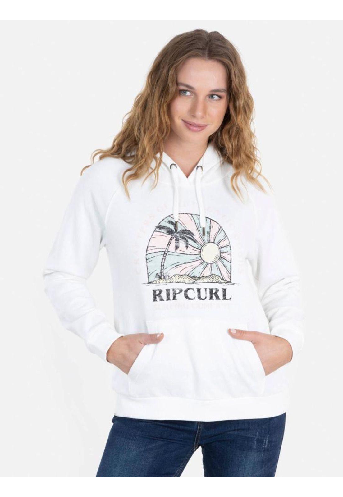 Poleron GOLD COAST CURL Mujer Blanco Rip Curl-0