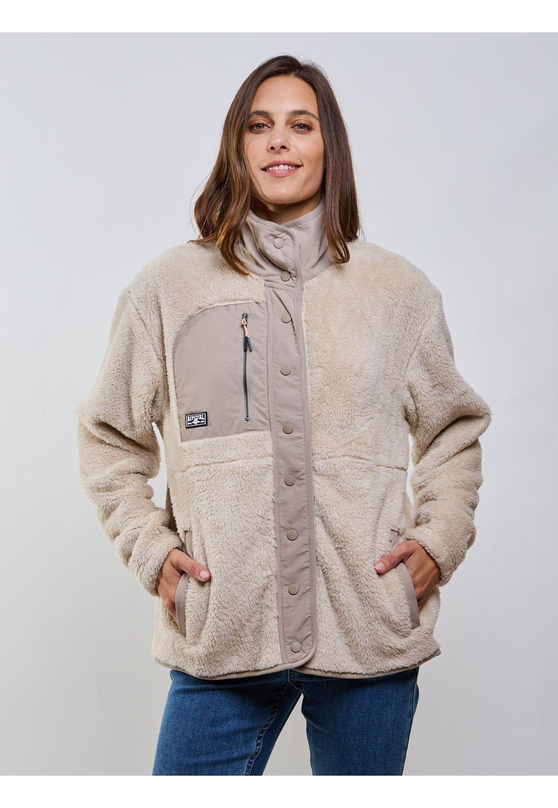 Poleron Chiporro Bold Beige Mujer Rip Curl-0