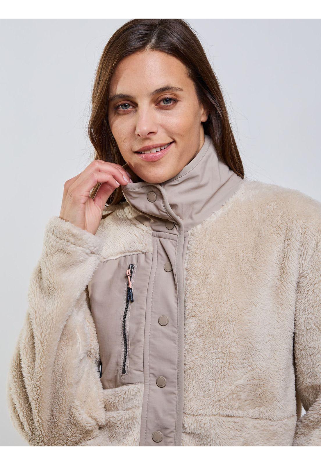 Poleron Chiporro Bold Beige Mujer Rip Curl-3