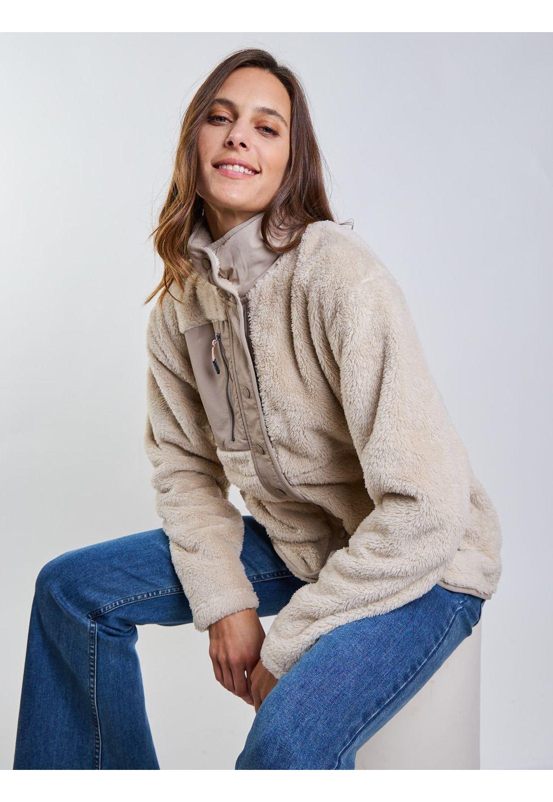 Poleron Chiporro Bold Beige Mujer Rip Curl-6