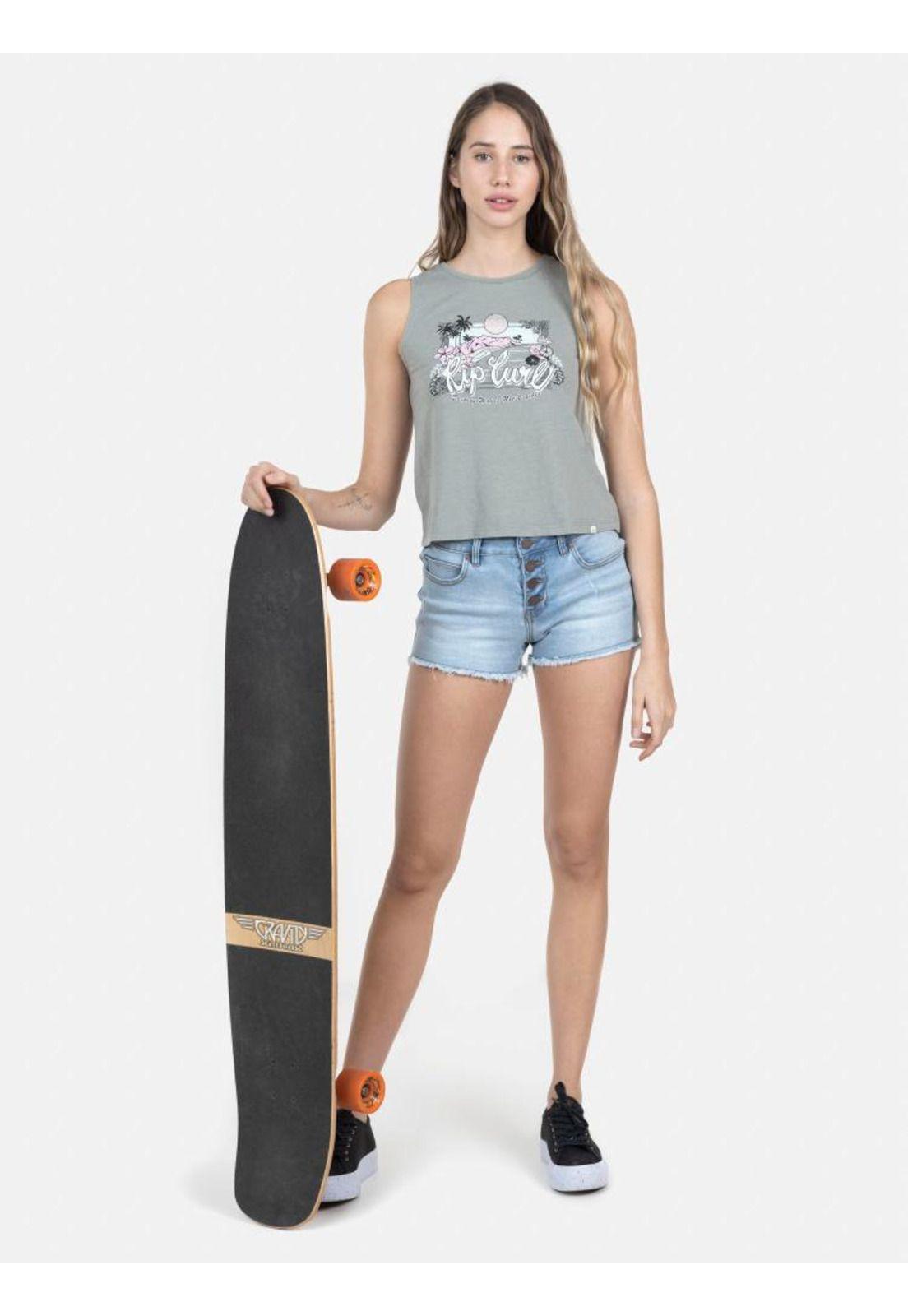 Polera Mujer 6P143-WV22 Verde Rip Curl-3