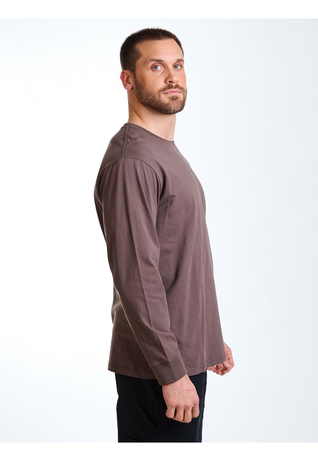 Polera ML Journey Café Hombre Rip Curl-3