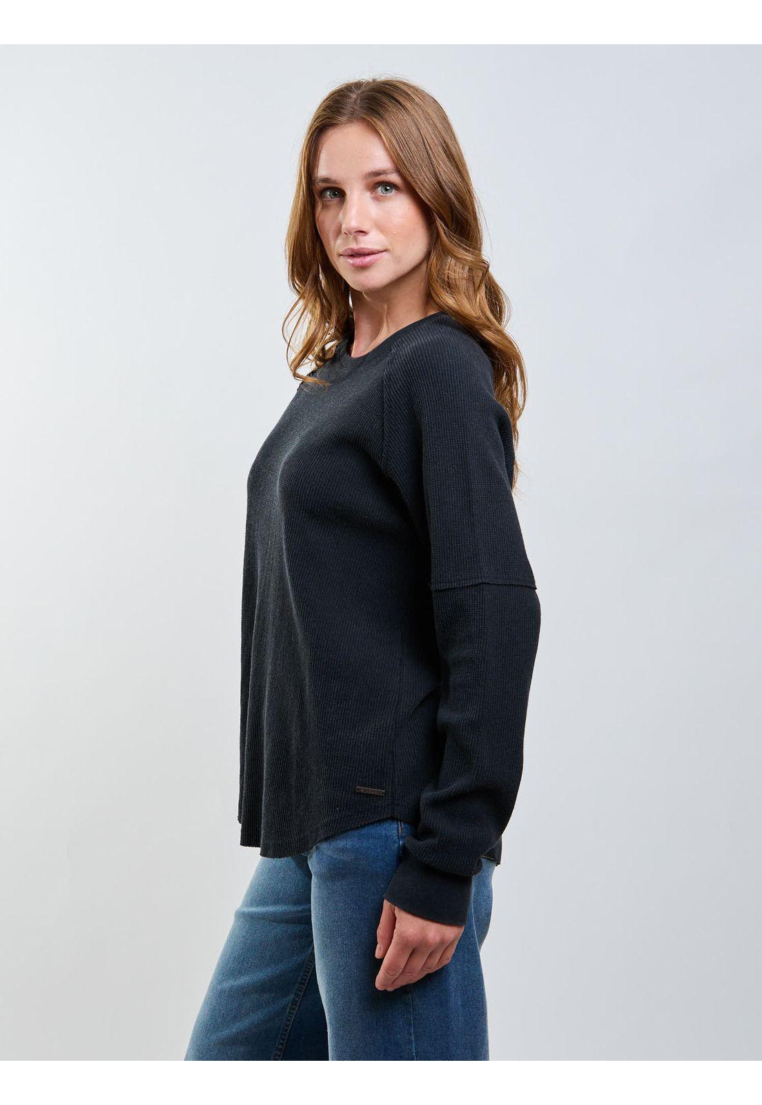 Polera ML Coastline Negro Mujer Rip Curl-2