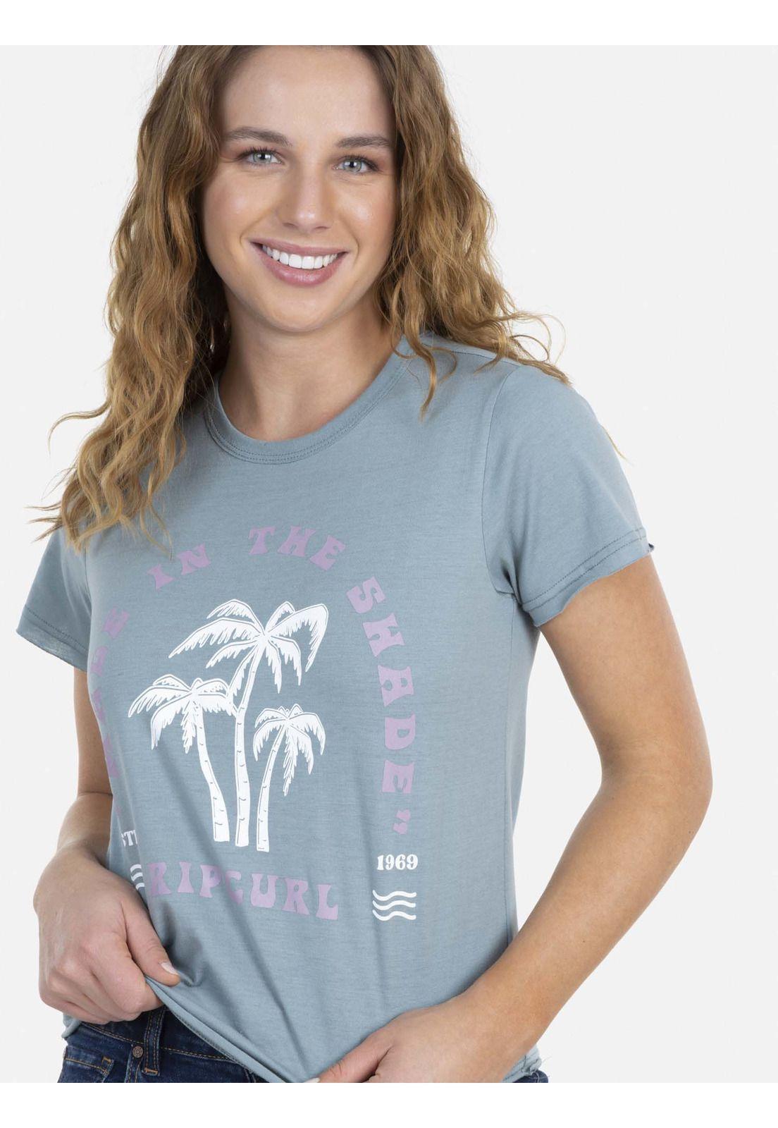 Polera MADE IN THE SHADE MC Mujer Celeste Rip Curl-0