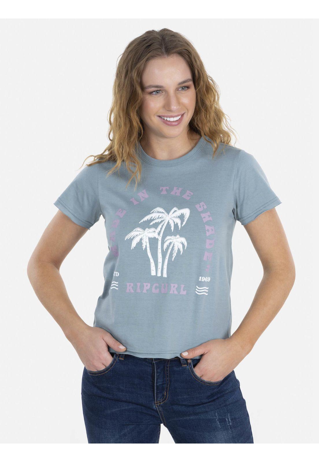 Polera MADE IN THE SHADE MC Mujer Celeste Rip Curl-4