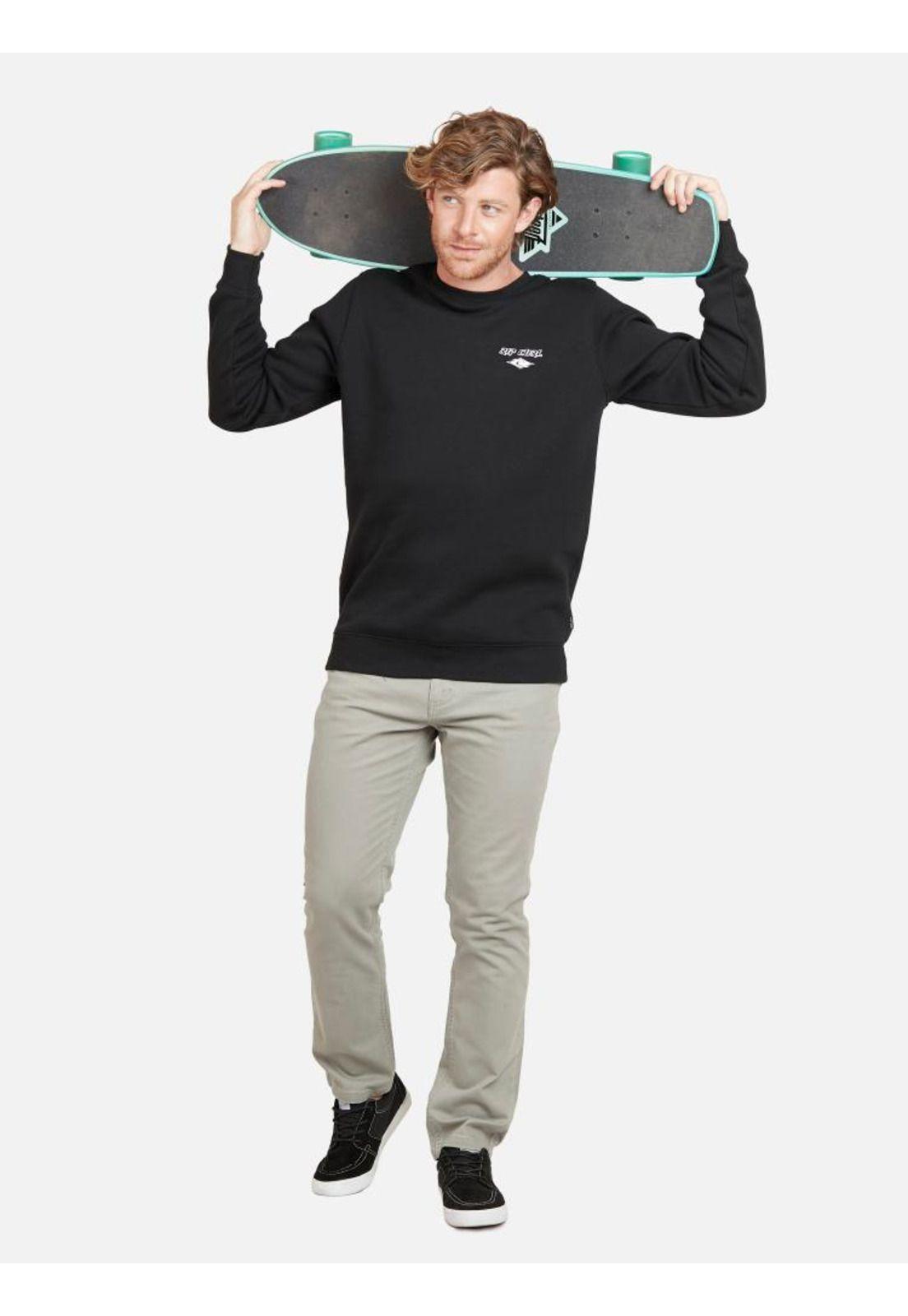 Poleron RC 1969 Hombre Negro Rip Curl-3