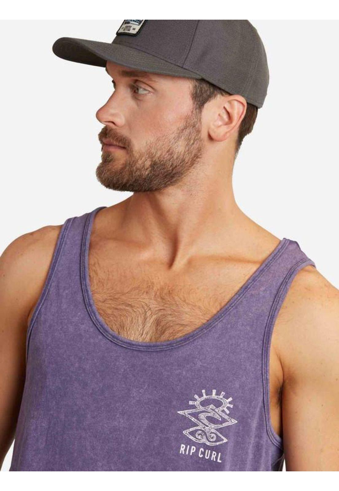 Polera Shred Rock Acid Tank Morado Hombre Rip Curl-2