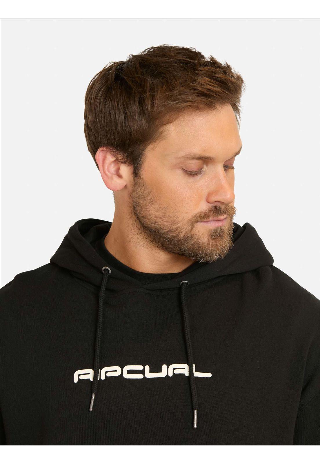 Poleron Canguro Coast Negro Hombre Rip Curl-2