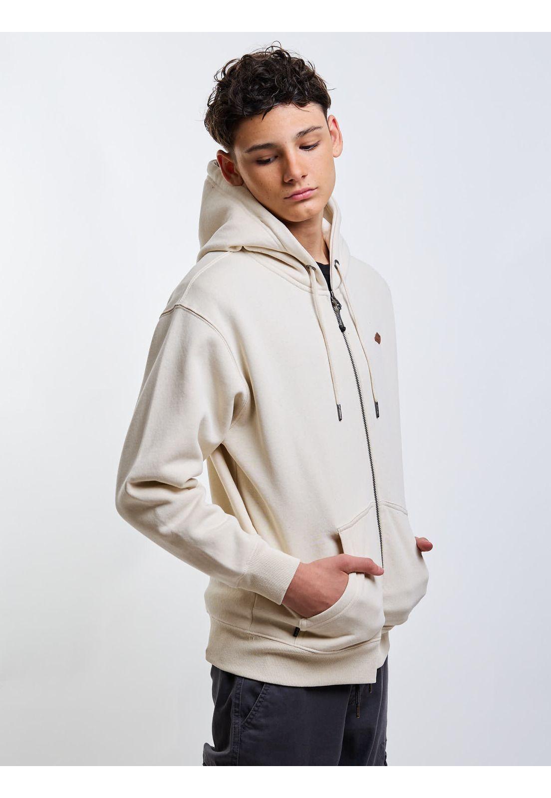 Poleron FZ Takeoff Beige Infantil Rip Curl-5