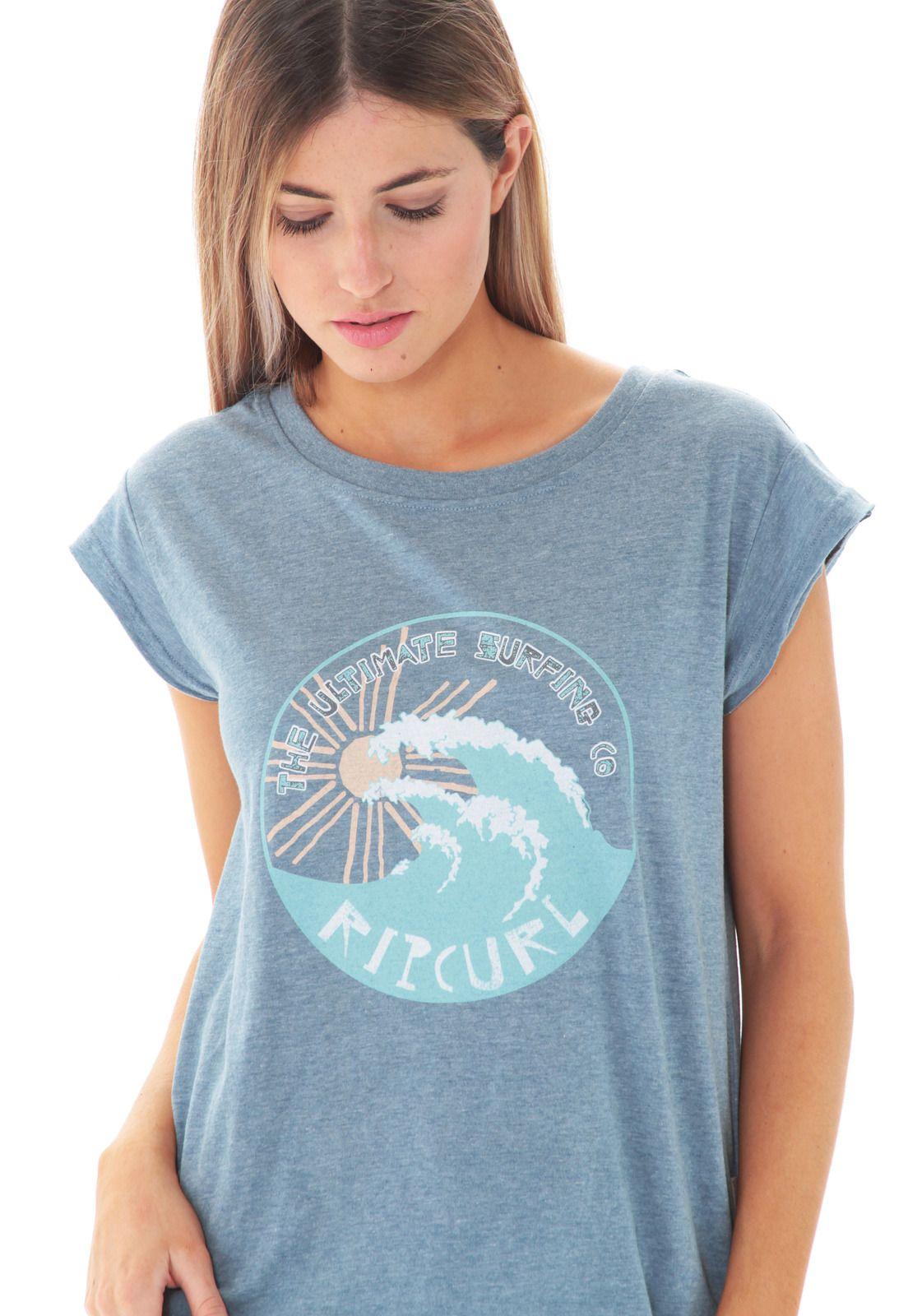 Polera Mujer Azul 6P191-WV21 Rip Curl-2