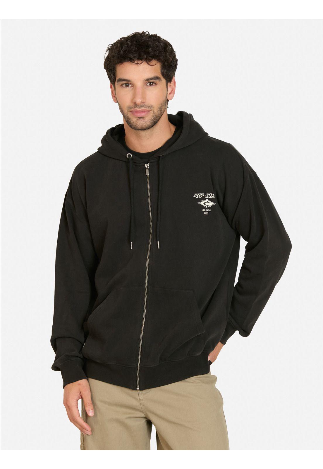 Poleron FZ Oceaner Negro Hombre Rip Curl-0