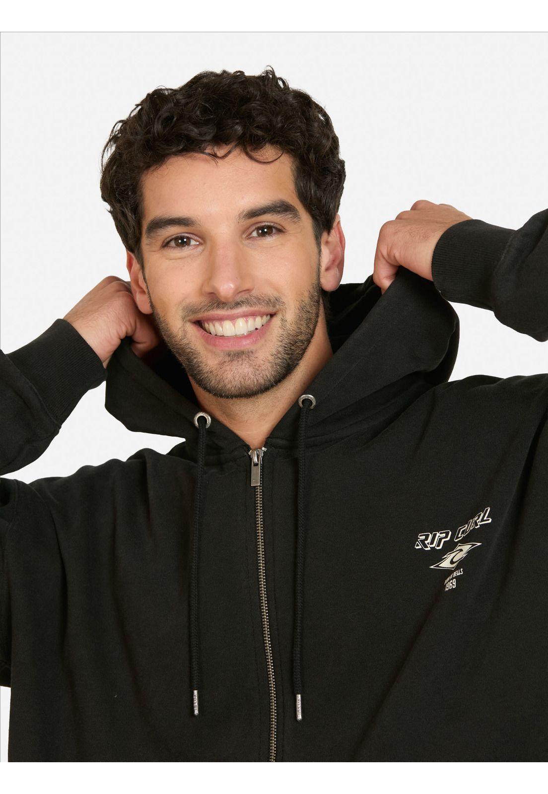 Poleron FZ Oceaner Negro Hombre Rip Curl-2