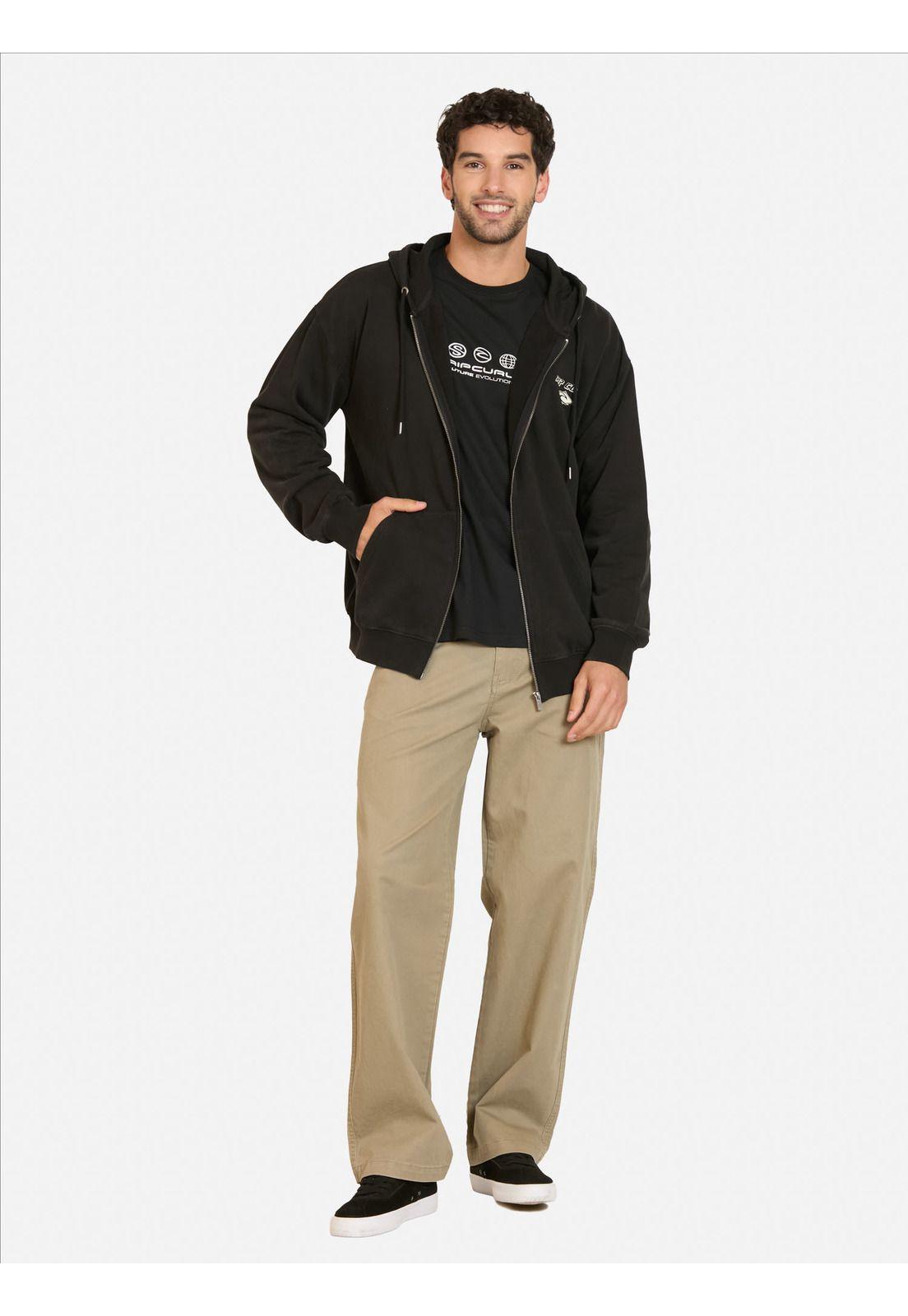 Poleron FZ Oceaner Negro Hombre Rip Curl-3