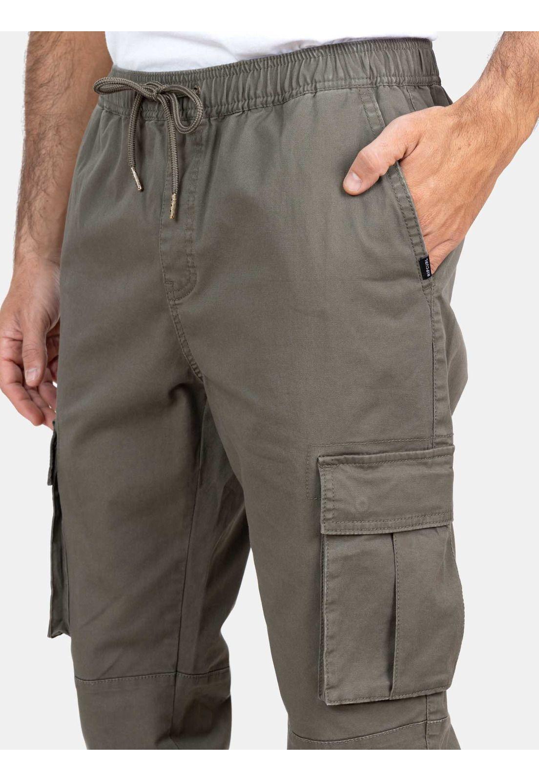 Pantalon Jogger Relaxed Fit Gris Hombre Rip Curl-2