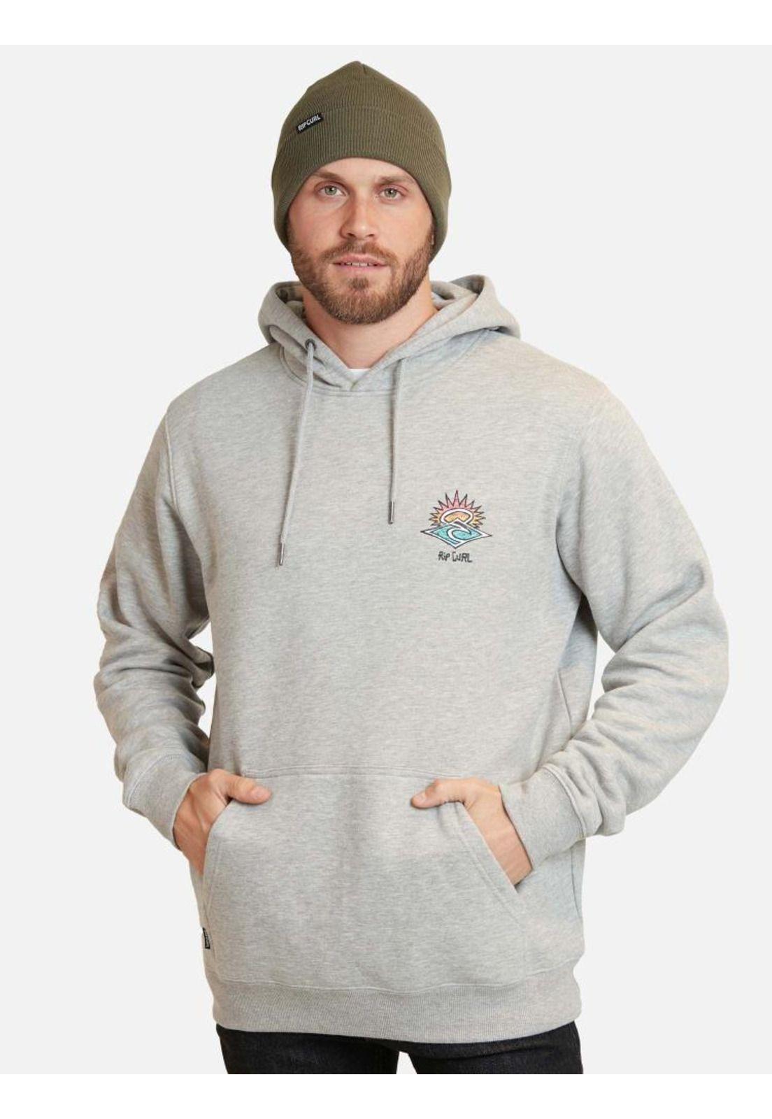 Poleron Sunset rc Gradient Gris Hombre Rip Curl-0