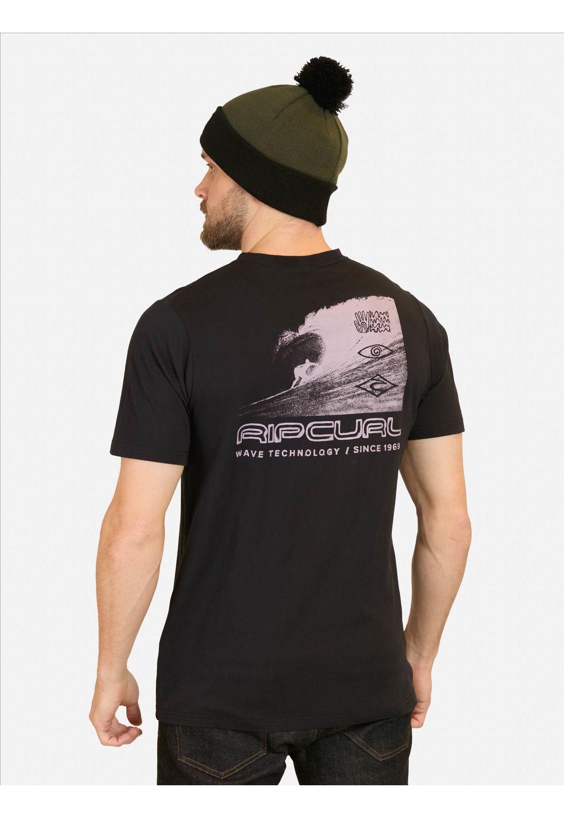 Polera MC CurlJet Negro Hombre Rip Curl-0