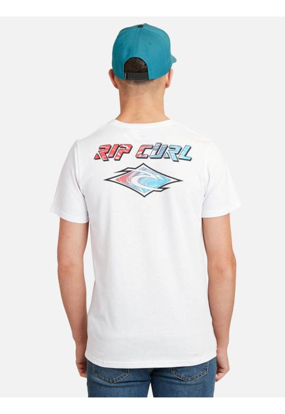 Polera M/C Basica Blanco Juvenil Hombre Ripcurl-1