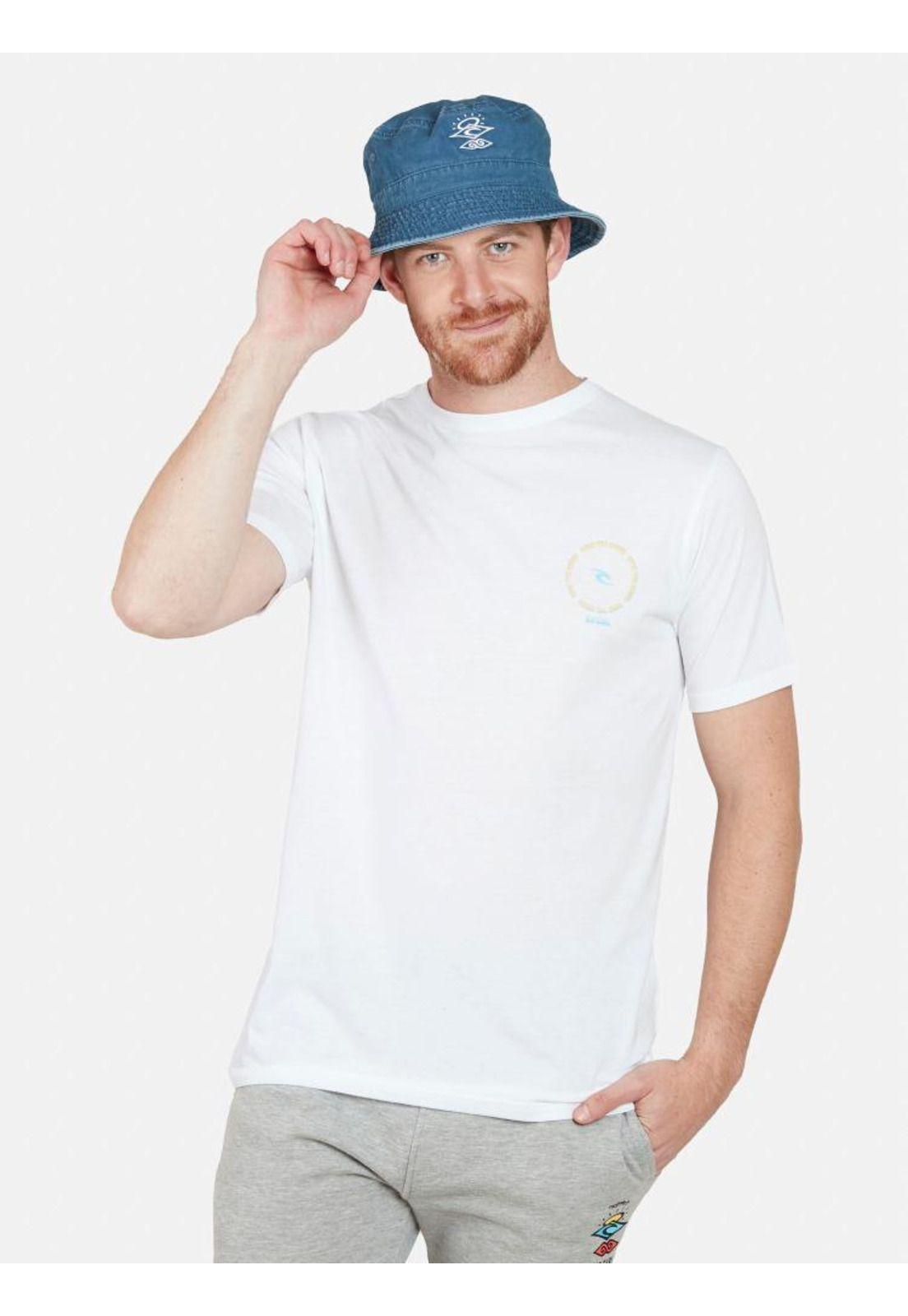 Polera SHRED TILL DEAD RC SS TEE Hombre Blanco Rip Curl-0