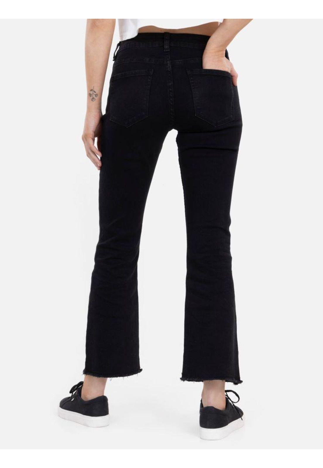 Jeans DARK JEANS Mujer Negro Curl-1