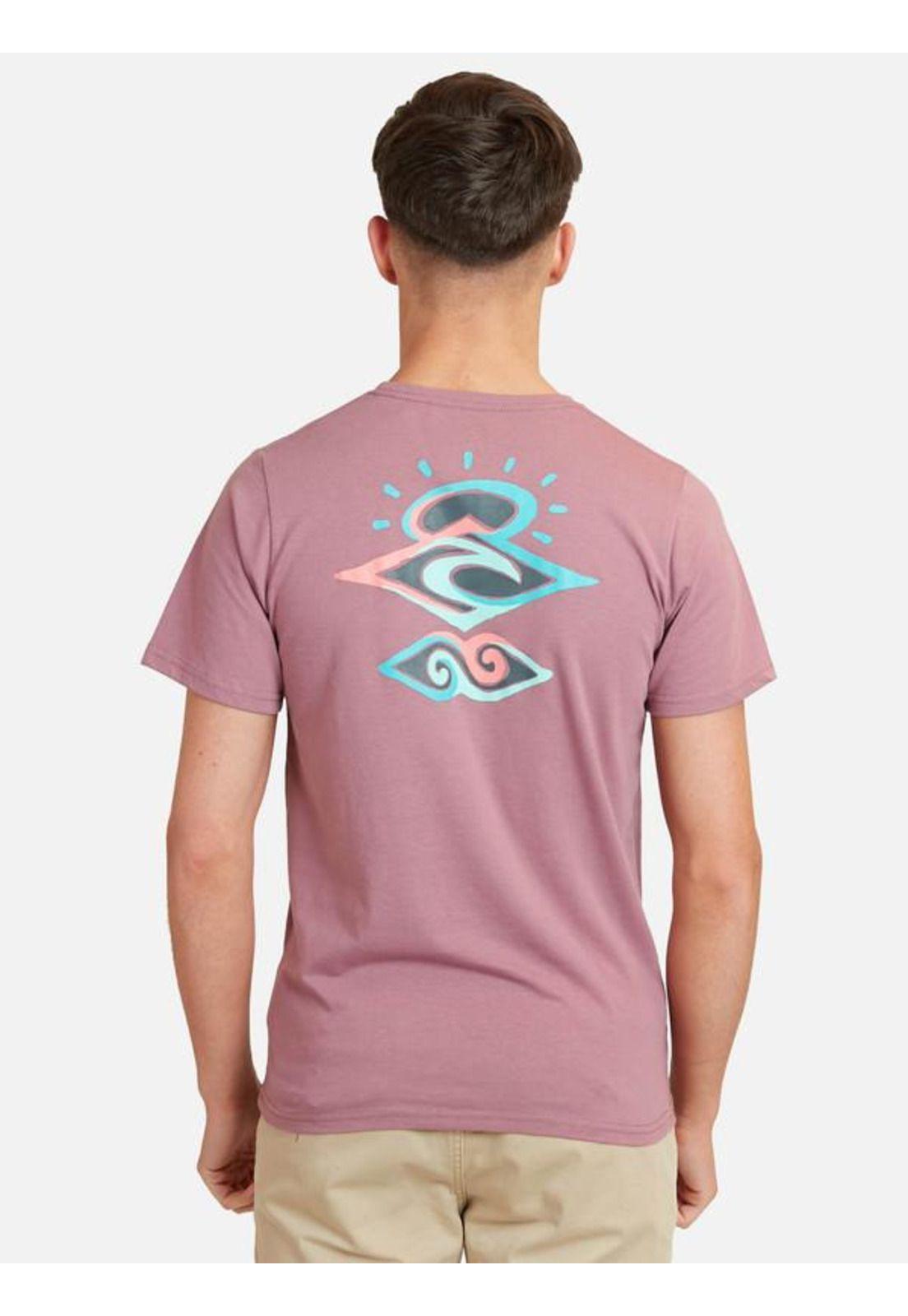 Polera M/C Basica Morado Juvenil Hombre Ripcurl-1