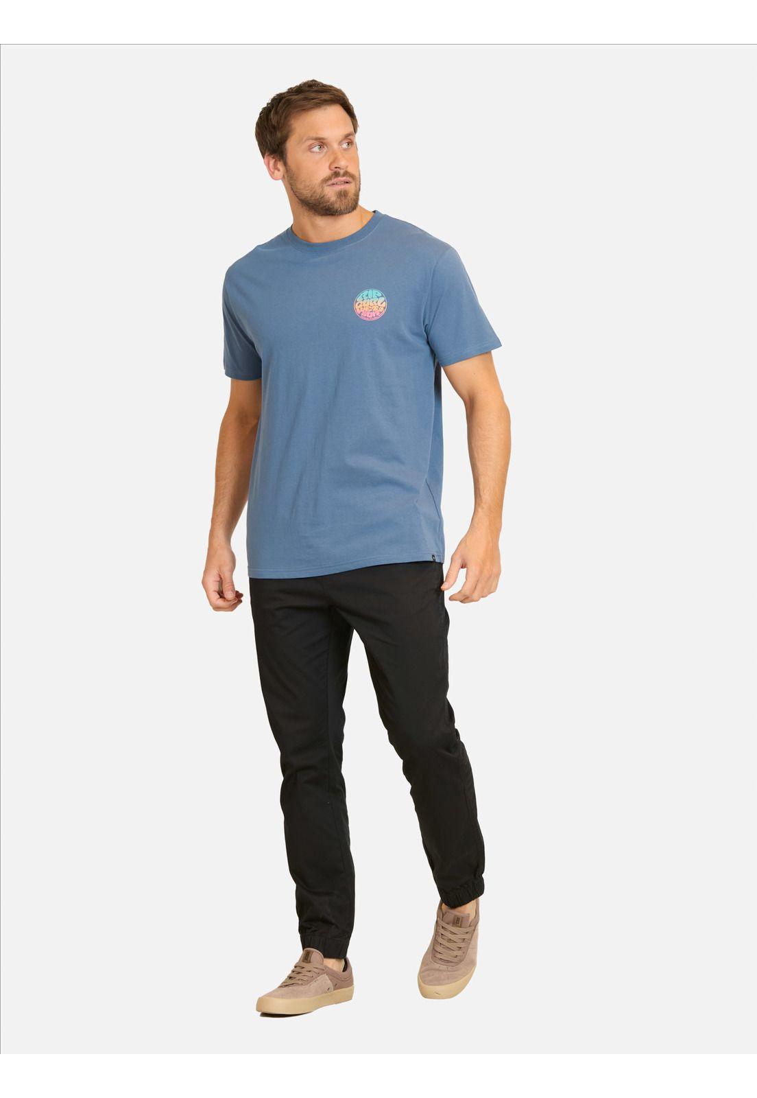 Polera MC Rush Azul Hombre Rip Curl-3