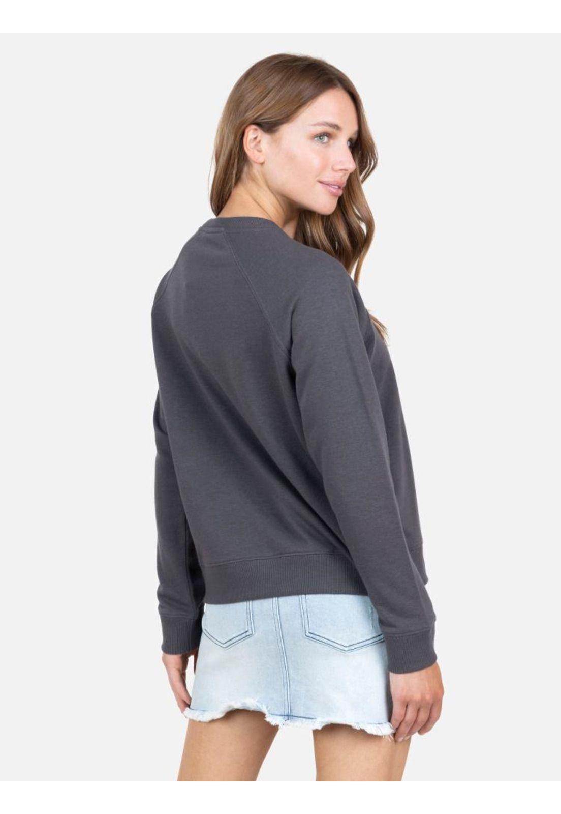 Poleron CR Mujer 6O207-WV22 Gris Oscuro Rip Curl-1