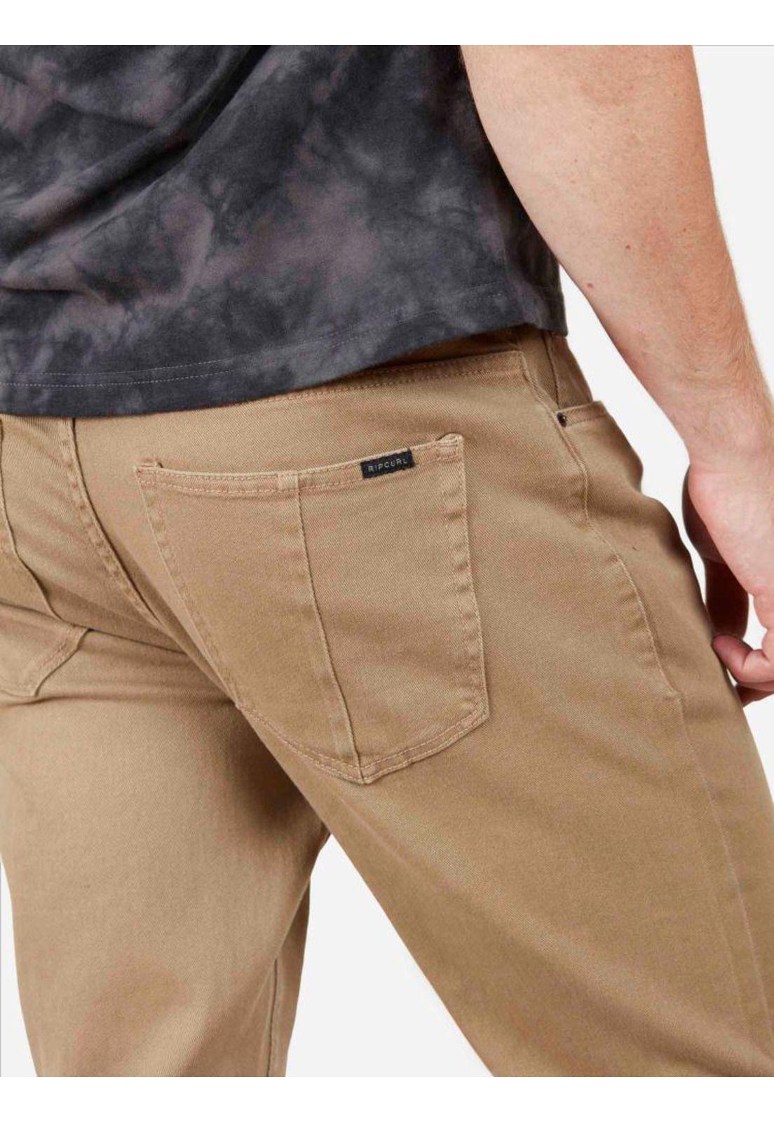 Pantalon Slim 6N258-MI22 Café Hombre Rip Curl-4
