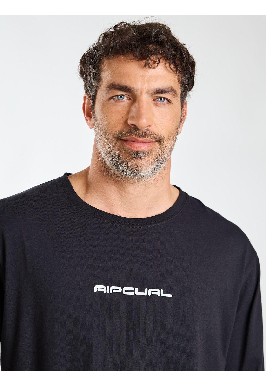 Polera ML Beyond Negro Hombre Rip Curl-5