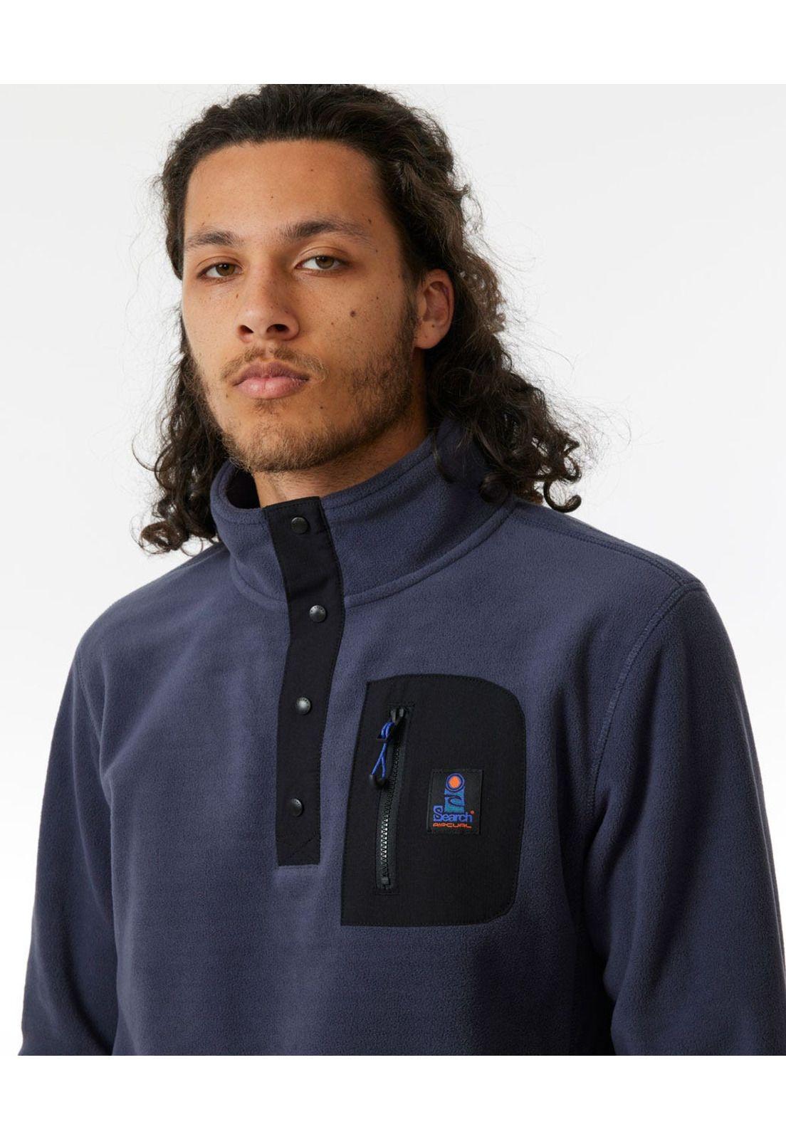 Poleron Micropolar Search Fleece Crew Morado Hombre Rip Curl-0