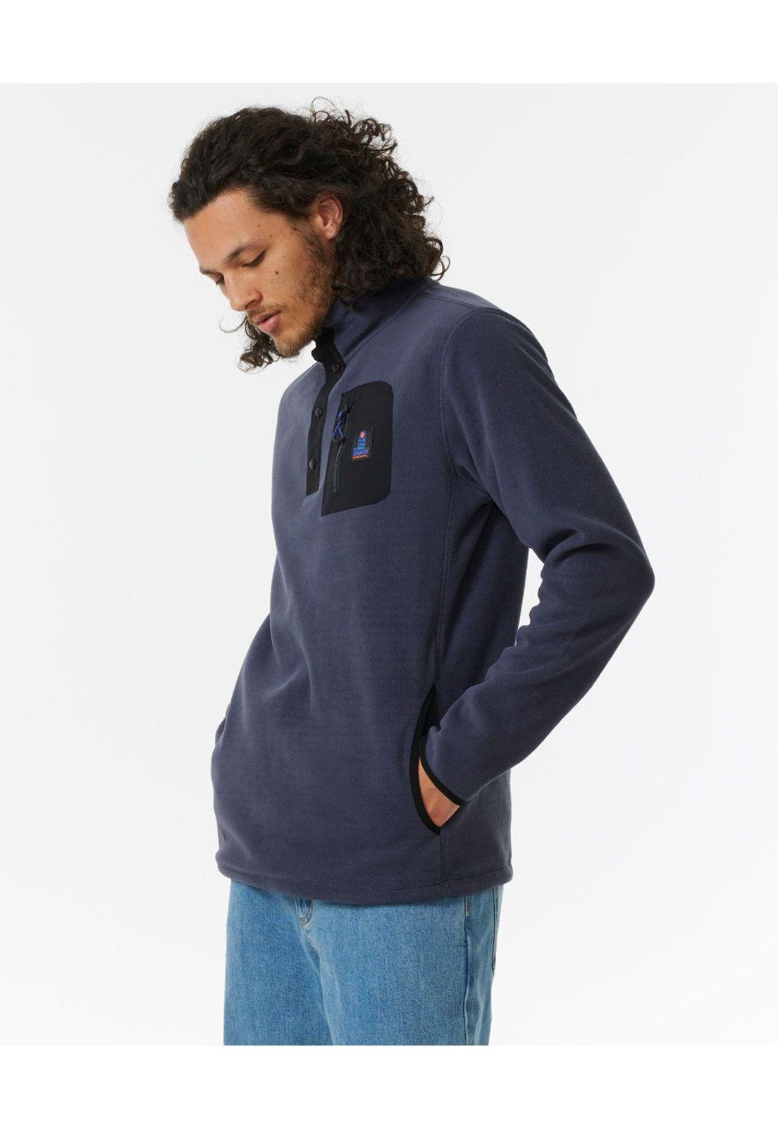 Poleron Micropolar Search Fleece Crew Morado Hombre Rip Curl-1