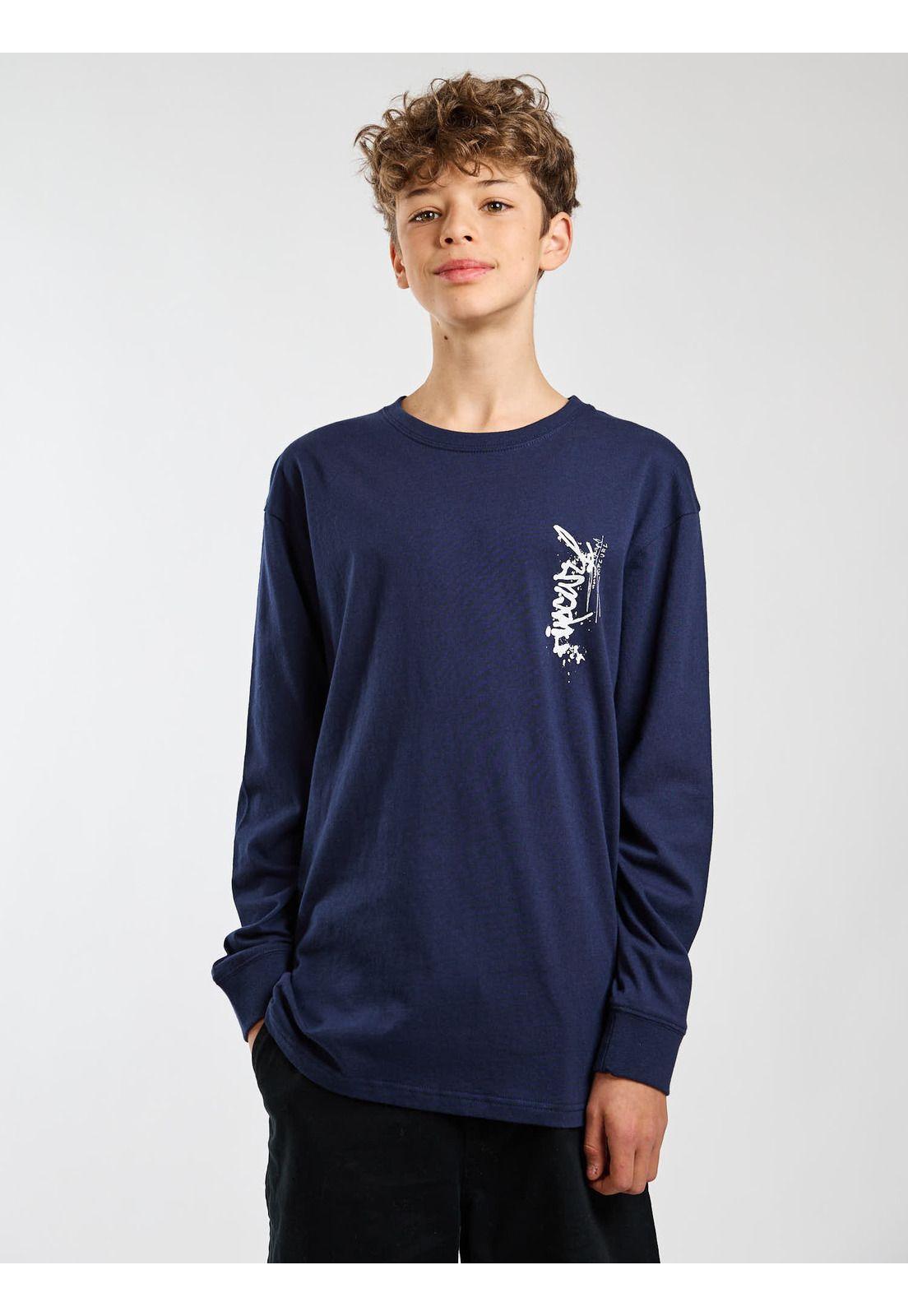 Polera ML Venture Azul Marino Infantil Rip Curl-7