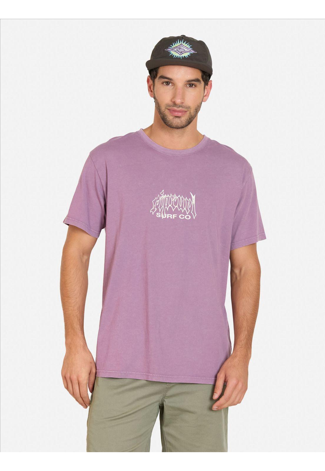 Polera MC Archive Dragon Burdeo Hombre Rip Curl-0