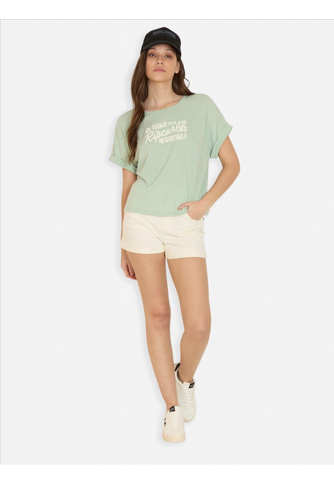 Polera MC Sandwave Verde Mujer Rip Curl-3
