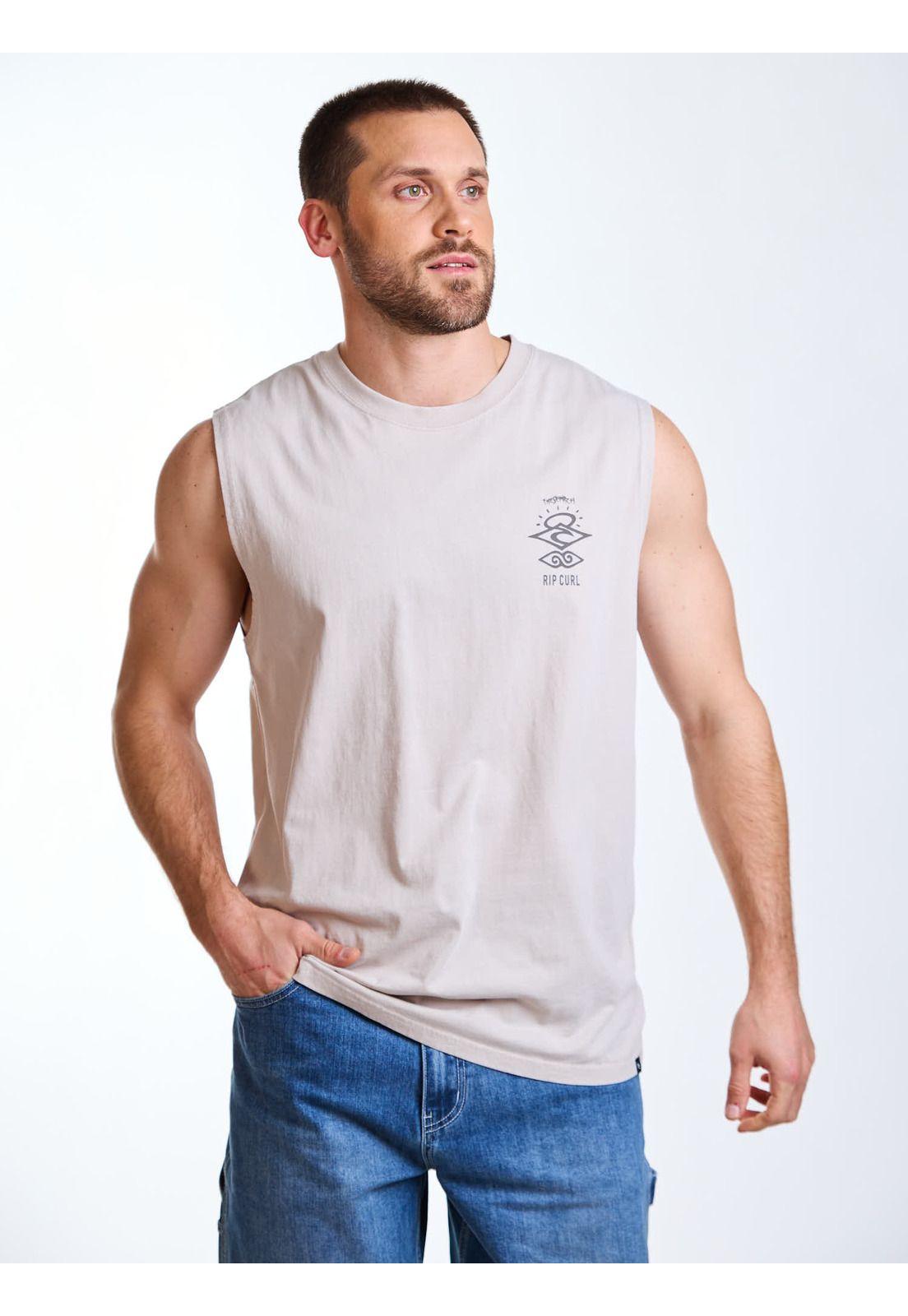 Polera SM Endless Beige Hombre Rip Curl-7