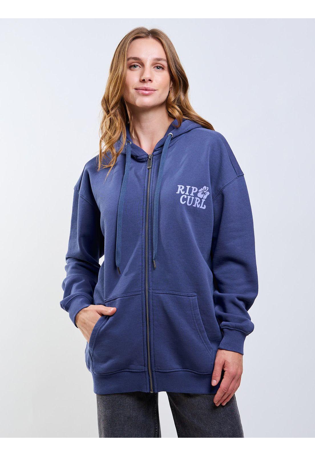 Poleron FZ Orbital Azul Mujer Rip Curl-0